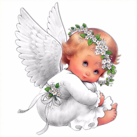 Baby Stitch And Angel Paint By Numbers - Numeral Paint Kit