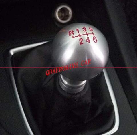 QDAEROHIVE Carbon fiber car Gearshift knob fitting for MAZDA 3 5 6 8 Axela Atenza MX-5 RX-8 CX-5 CX-7 CX-9 thread M10x1.25 ! ► Photo 1/5