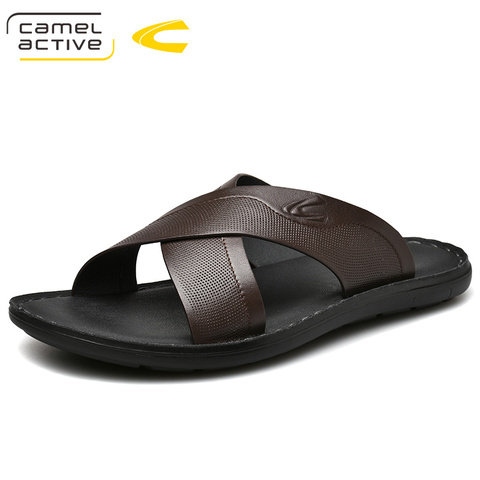 Camel Active 2022 New Arrival Summer Men Slides High Quality Beach Shoes Non-slip Male Slippers Zapatos Hombre Casual Shoes ► Photo 1/1