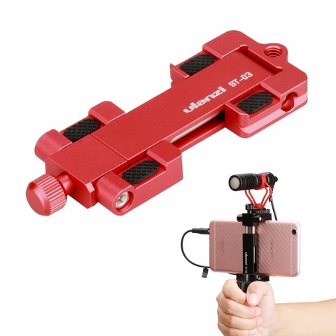Ulanzi ST-03 Metal phone Holder Tripod Mount with Cold Shoe Mount