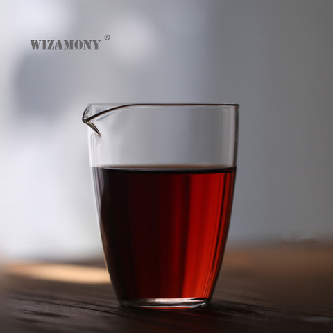 WIZAMONY Hot Sale! Japanese Style tea set teapot Heat-Resisting Glass Tea Pitcher fair mug Cha hai Gongdao Teacup Capacity ► Photo 1/4