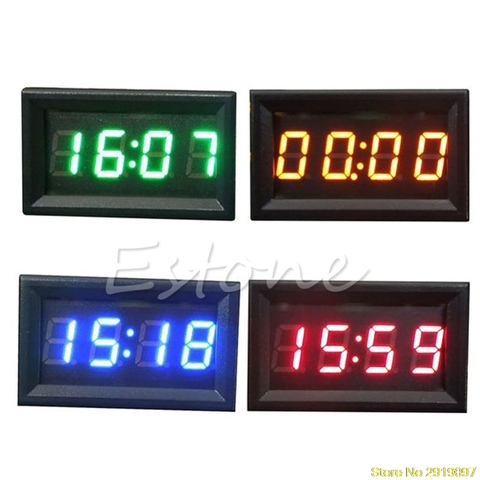 12V/24V Dashboard LED Display Digital Clockping Support Car Motorcycle Accessory wholesale ► Photo 1/1