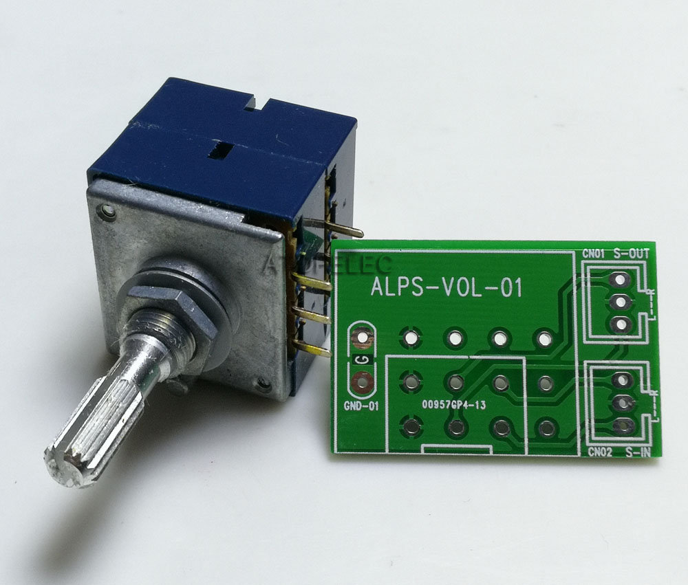 Potentiometer Pot  250KA LOG Knurl Stereo Audio Amp 27 Type 1pc 