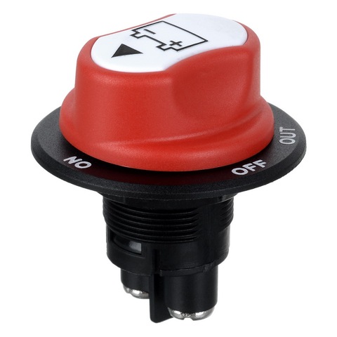Jtron Carstyling On/Off Car Battery Switch MAX 50V 50A CONT 75A INT use cars/off-road vehicle/truck battery disconnect switch ► Photo 1/6