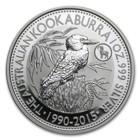 40%  discount! One Piece Australia 2015 Kookaburra 1oz Silver Plated One Dollar Troy Ounce Coin ► Photo 1/6