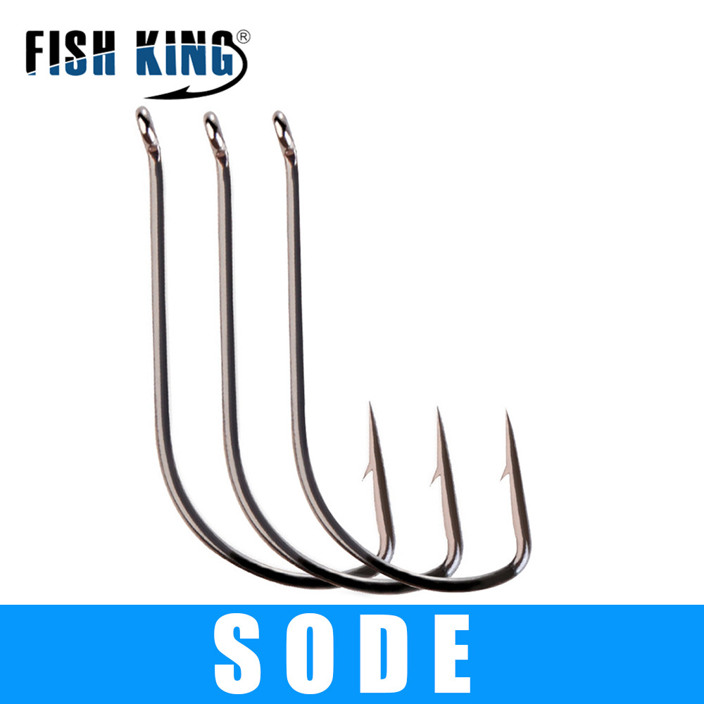 50PCS High Carbon Steel Barbed Fish Hook Baitholder Fishing Hooks