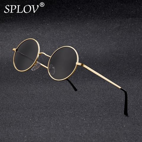 Brand Designer Polarized Round Sunglasses Classic Small Vintage Retro Glasses Women Metal Eyewear ► Photo 1/6