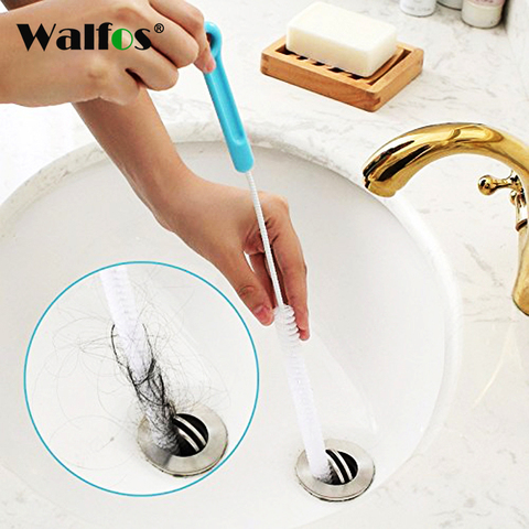 WALFOS Flexible 70cm Kitchen Sewer Cleaning Brush Bendable Bathroom Sink Tub Toilet Dredge Pipeline Cleaning Tools Brush Cleaner ► Photo 1/6