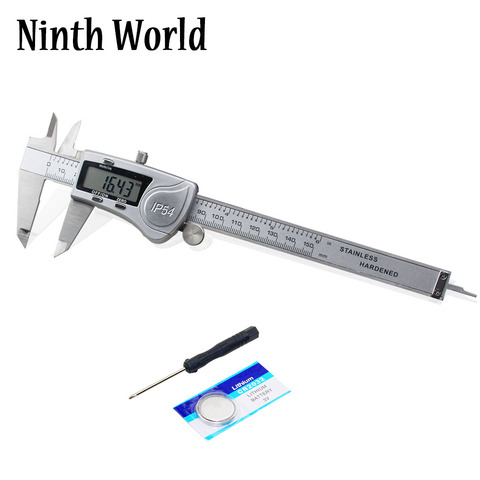 Industrial IP54 Digital Caliper 0-150mm 0.01 Stainless Steel Electronic Vernier Calipers Metric Inch Measuring Tools ► Photo 1/6