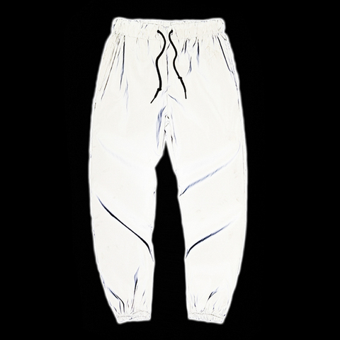 Men Streetwear Night Hip hop Reflective casual pants fashion male Elastic waist Skateboard Harajuku Jogger trousers sweatpants ► Photo 1/6
