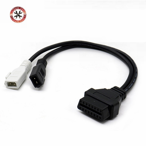 For AUDI 2X2 OBD1 OBD2 VAG Adapter Car Diagnostic Cable 2P+2P Fits Audi 2X2Pin to OBD2 16Pin Female Connector ► Photo 1/1