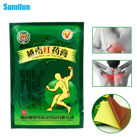 8/24Pcs Vietnam Red Tiger Balm Pain Relief Patch Orthopedic Rheumatic Arthritis Medical Plasters Joint Muscle Pain Killer Patch ► Photo 1/6