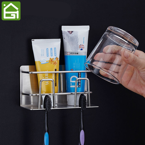 Stainless Steel Toothbrush Holder 