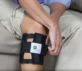 New Therapeutic Beactive Brace Point Pad Leg Black Presssure Brace Acupressure Sciatic Nerve GYH ► Photo 1/4