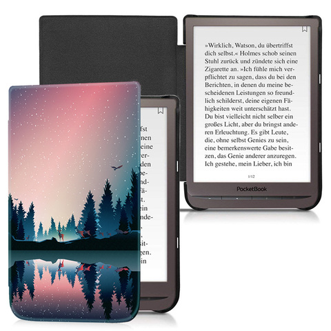 PocketBook InkPad 4 Case for PocketBook InkPad Color 2 e-Reader - Slim  Lightweight PU Leather Folio Cover with Auto Sleep/Wake - AliExpress