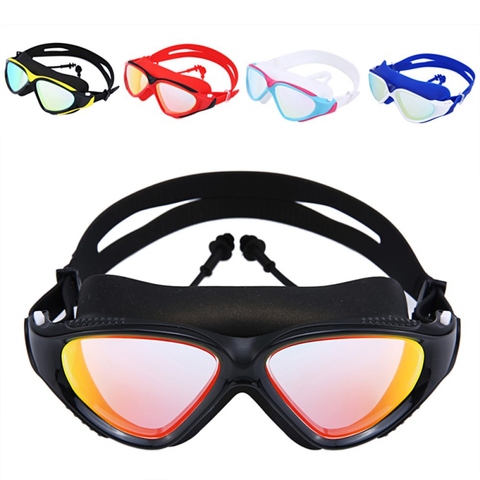 Goggles Professional adult Silicone Swimming Goggles Anti-fog UV Swimming Glasses for Men Women Eyewear ► Photo 1/6