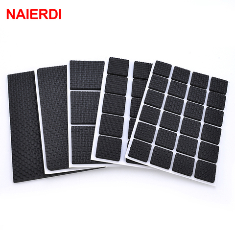 NAIERDI 1-24PCS Anti Slip Mat Self Adhesive Furniture Leg Feet Rug Felt Pads Bumper Damper For Chair Table Protector Hardware ► Photo 1/6