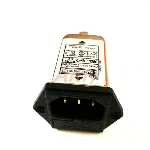 Power EMI filter CW2A 3A 6A 10A socket T single-phase AC 220V ► Photo 1/4