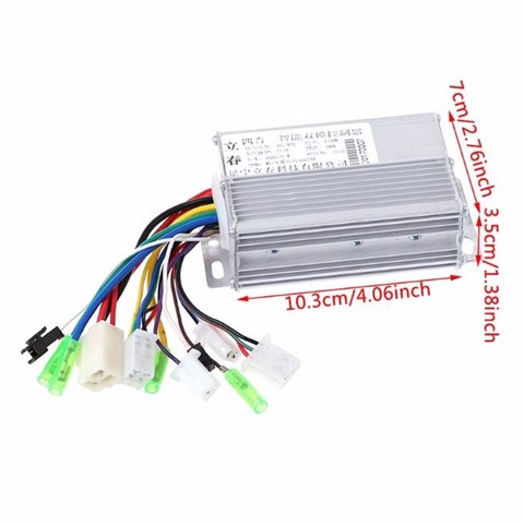 DC 36V/48V 350W DC Motor Controller Electric Bicycle E-bike Scooter Brushless Control with Aluminium Casing ► Photo 1/6