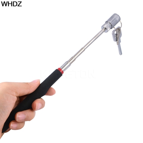 Mini Real Stick Neodymium Imanes LED Pick Up Tool Telescopic Magnetic Magnet Tool for Picking Up Nuts and Bolts ► Photo 1/6
