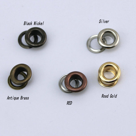 300set 5MM Rose Gold color copper eyelet  buttons clothes accessory handbag findings ► Photo 1/4