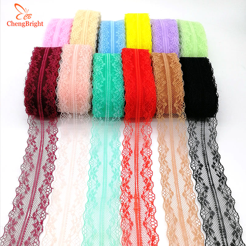Beatiful 10 Yards Lace Ribbon 36 MM Width Lace Trim Fabric Embroidered Net lace trimmings for Sewing African Lace Fabric DIY ► Photo 1/6