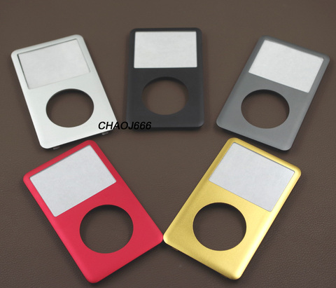 Black Silver Grey Gray Gold Red Front Faceplate Housing Case Cover Lens Window for iPod 6th 7th Classic 80GB 120GB 160GB ► Photo 1/6