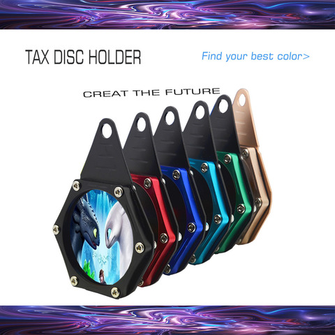 Motorcycle tax disc holder Motorbike Quad Bike Scooter Moped Tax Disc Holder Waterproof multicolor ► Photo 1/3