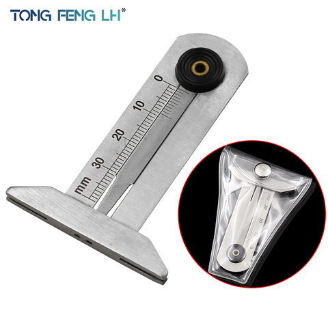 0-30mm Stainless material tire depth gauge car tire depth gauge tyre depth ruler tire thread depth caliper ► Photo 1/1