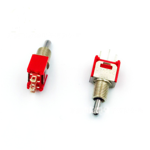 (5pcs/lot) SMTS-103 Toggle Switch 3Pins 3 Position Mounting 5mm ON-OFF-ON AC 1.5A 250V DC 3A 125V Vertical Type ► Photo 1/1