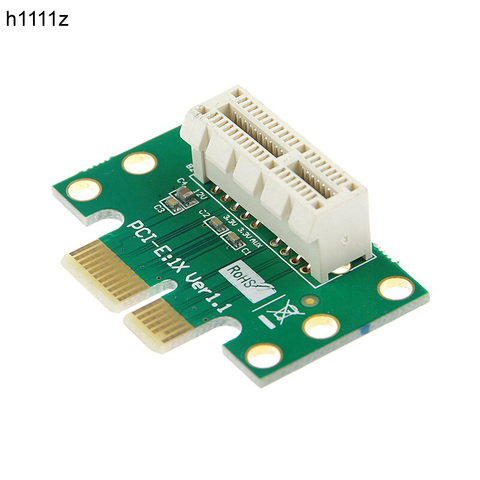 H1111Z PCI-E PCI Express X1 Adapter Riser Card PCI E PCIE X1 to X1 Slot Converter Card 90 Degree For 1U Server Chassis Wholesale ► Photo 1/5