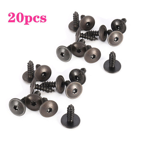 20pcs/lot Engine Cover Undertray Splashguard Wheel Arch Torx Screw Fastener Clips Universal For VW for Audi 5x16mm Clips ► Photo 1/6