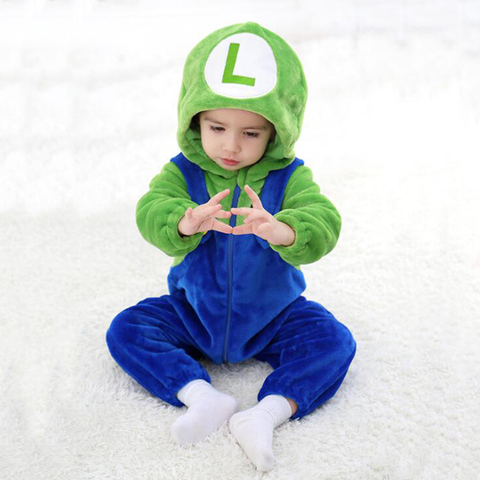 Baby Super Mario Luigi Kigurumi Pajamas Clothing Newborn Infant