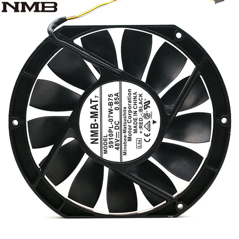For NMB 5910PL-07W-B75 17025 17cm 170mm DC 48V 0.85A slim industrial cabinet cooling fan ► Photo 1/4