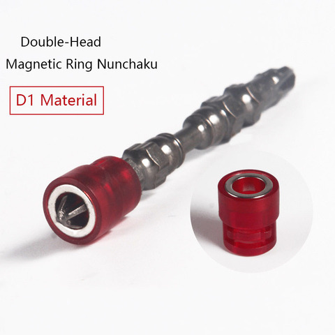 1/5/10pcs Magnet Drive Hardness Double Magnetic Rings Magnetic 65MM Cross Head Screwdriver Bit Double Head Electric Screwdriver ► Photo 1/6