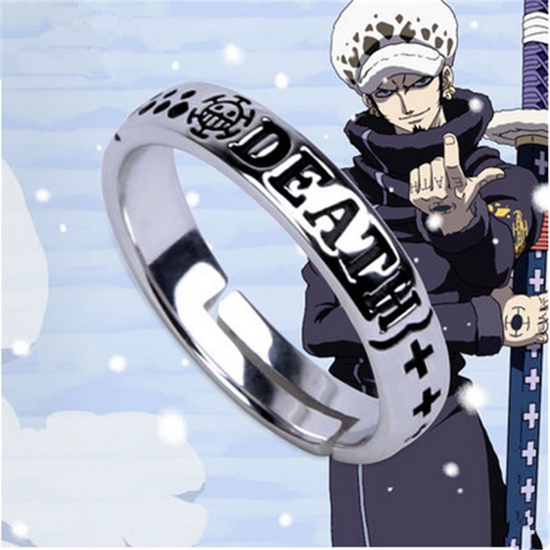 Hot Anime One Piece Monkey D Luffy Death Trafalgar Law Ace 925 Sterling  Silver Ring Cosplay Gift S925 Props - Price history & Review | AliExpress  Seller - Shopular Official Store 