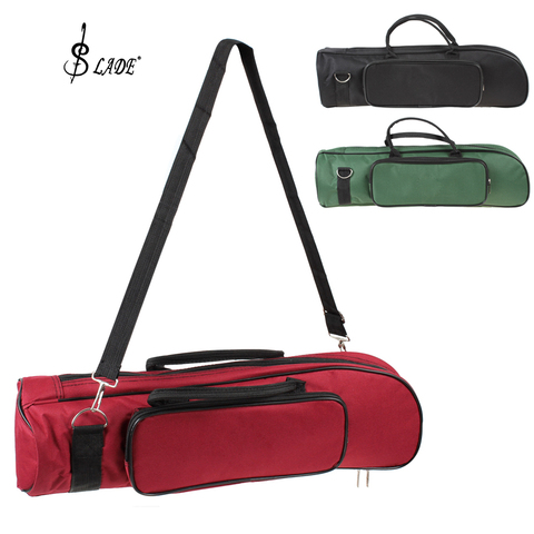 SLADE Professional Trumpet Bag Nylon Soft Cotton Bag Case Durable Double Zippers Design (3 Colors Optional) fashionable simple ► Photo 1/6