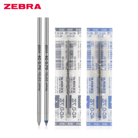 ZEBRA Colored Ballpoint Pen Refill Oil Ink Refills School Stationery Office Supplies Suitable For Telescopic Pen 4C-0.7 ► Photo 1/1