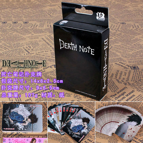 Anime Death Note Toys Poker for Collection Yagami Light Misa L Lawliet Character Deck PK0014B ► Photo 1/1