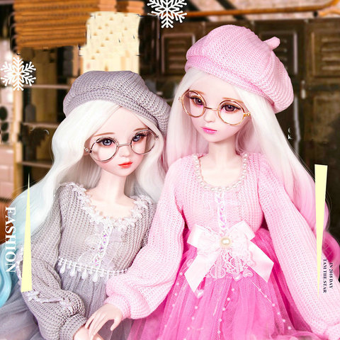 60cm Lifelike Fashion Girl Dolls Large Original Handmade 1/3 Bjd Doll Full Set Jointed Doll Children Toys for Girl Birthday Gift ► Photo 1/6