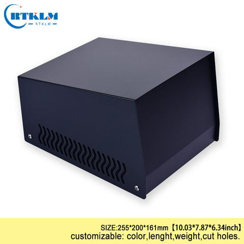 Iron junction box DIY box for electronic project control box Iron instrument case enclosure 255*200*161mm ► Photo 1/6