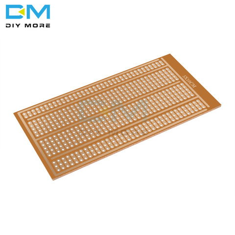10PCS Single Side Wholesale universal 5x10cm Solderless PCB Test Breadboard Copper Prototype Paper Tinned Plate Joint holes DIY ► Photo 1/6