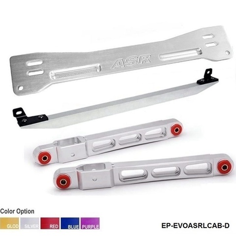 Subframe Bar+ Lower Tie Bar+ Rear Lower Control Arm SILVER For Mitsubishi Proton EP-EVOASRLCAB-D ► Photo 1/4