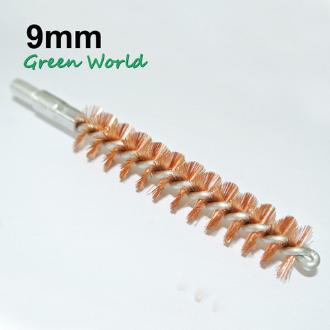 Green World 5pcs/lot 9mm/.38cal Phosphor Bronze Bore Brush,gun Clean Brush for Rifle ,Thread 8-32 ► Photo 1/6