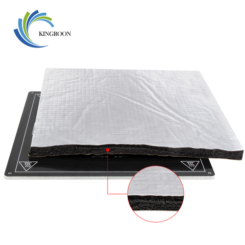 Heat paper Plate Foil Self-adhesive Pad Heating Bed Sticker Insulation Cotton 3D Printer Parts 200x200/220x220/235x235/310x310mm ► Photo 1/6