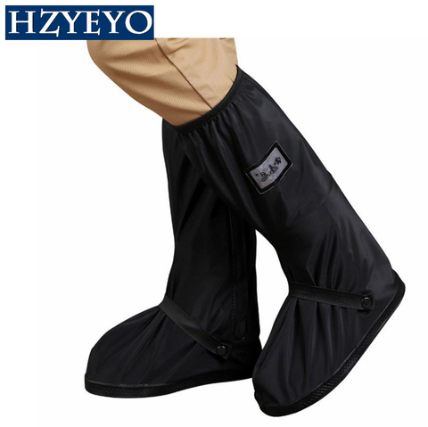 HZYEYO Motorcycle Waterproof Rain Shoes Covers Thicker Scootor Non-slip Boots Covers 100% Waterproof Adjusting Tightness,B-9001 ► Photo 1/6
