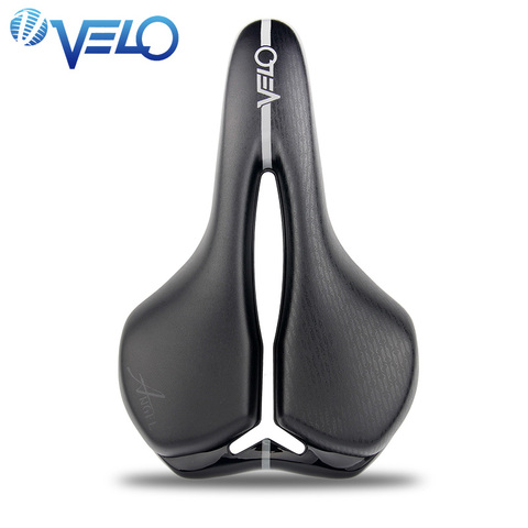 Velo Mountain Road Bike Saddle Rainproof Microfiber Leather Bicycle Saddle Foam Cushion Soft Comfort Cycling Bicycle Saddle Seat ► Photo 1/6