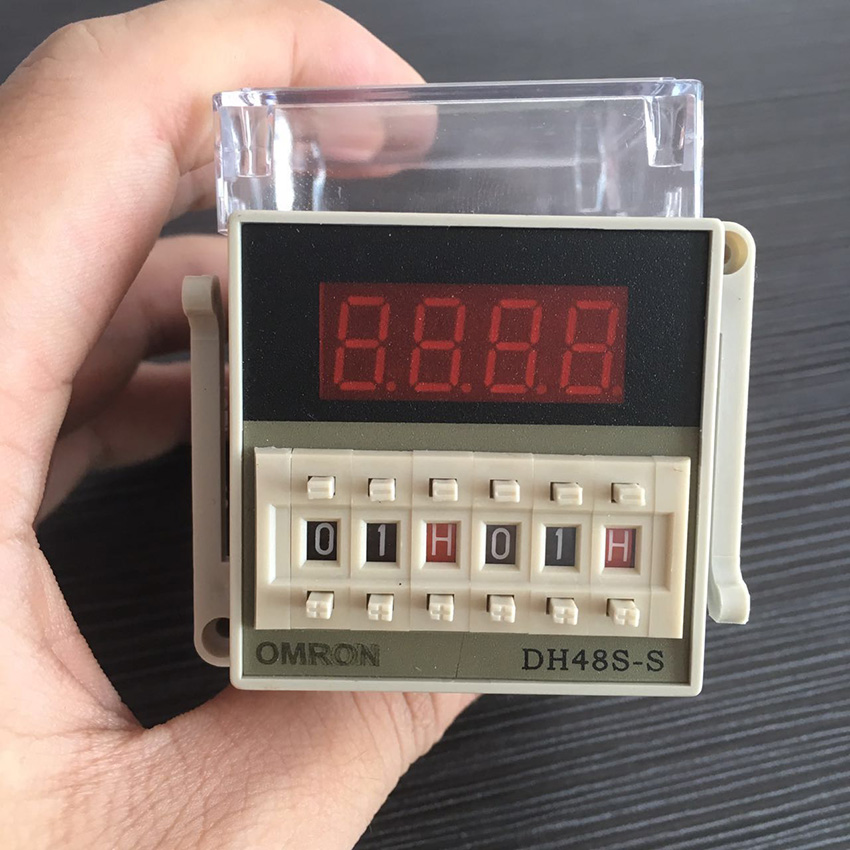 48x48 DIN 6 Digital LED Preset Scale Counter range 1-999999 OMRON relay build in