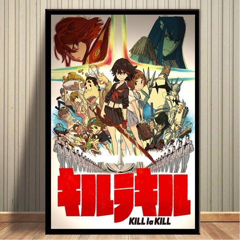 Canvas Pictures Home Decoration Painting Wall Art Kill LA Kill Anime HD Printed Nordic Creative Poster Modular For Living Room ► Photo 1/5