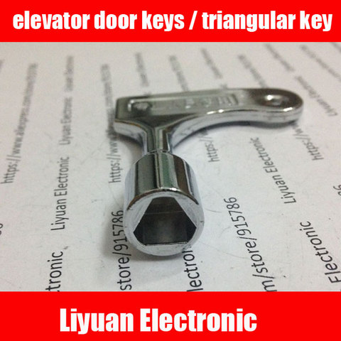 1pcs elevator door keys / triangular key / universal train key ► Photo 1/6